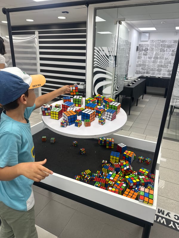 Hands-on with robots and puzzles at a Sofia tech expo