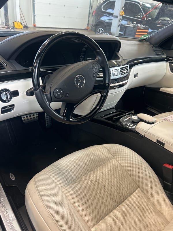 Mercedes-Benz car interior documented in Tsaratsovo, Bulgaria