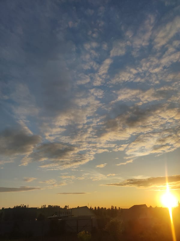 Golden hour photo session captured in rural Russia