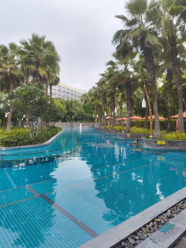 Poolside and beach day at a Phú Quốc resort