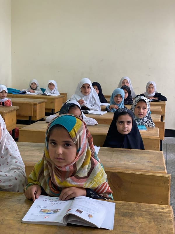 Students attend segregated classes in Kandahar schools