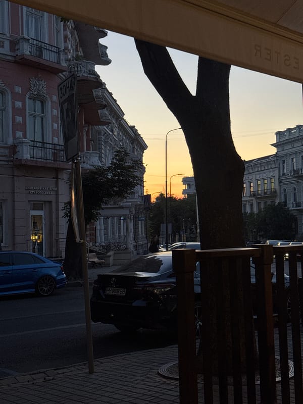 Evening in Odesa: historic streets, cafe culture, and grand architecture