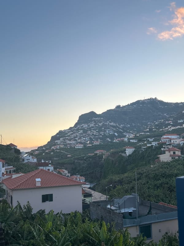 Evening walk through Câmara de Lobos captures local life