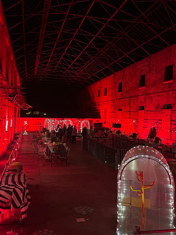 Red-lit evening event observed in Milan
