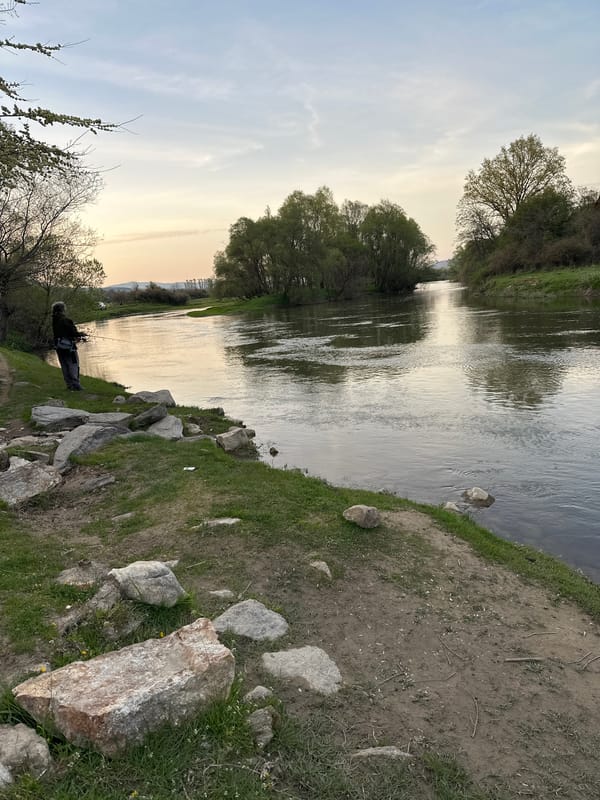 River scene documented near Krumovo, Bulgaria