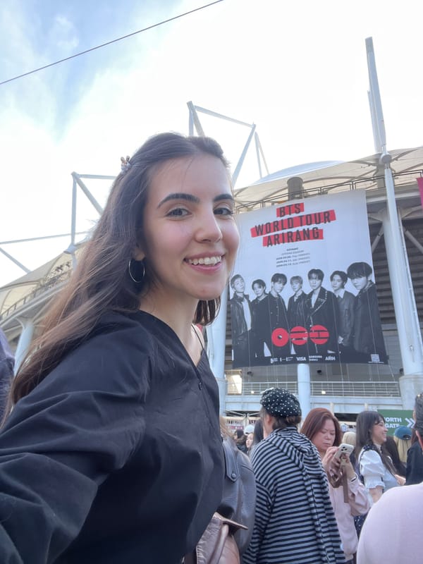 BTS fans gather with photo cards outside Goyang stadium