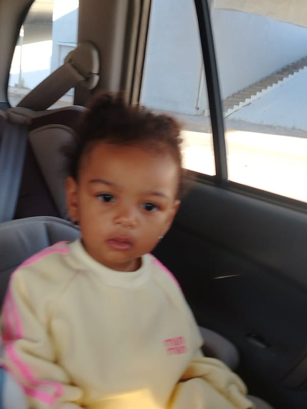 Child in car seat, Saint Petersburg, casual ride snapshot