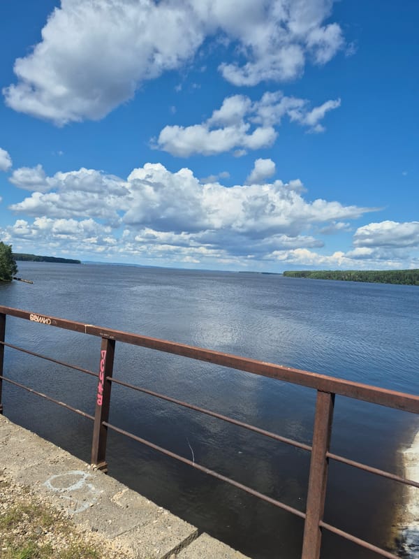Riverfront scenes documented along Kama River in Chaikovsky, Russia