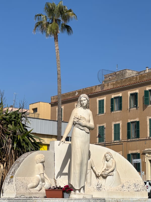 Morning street life documented in Nettuno, Italy