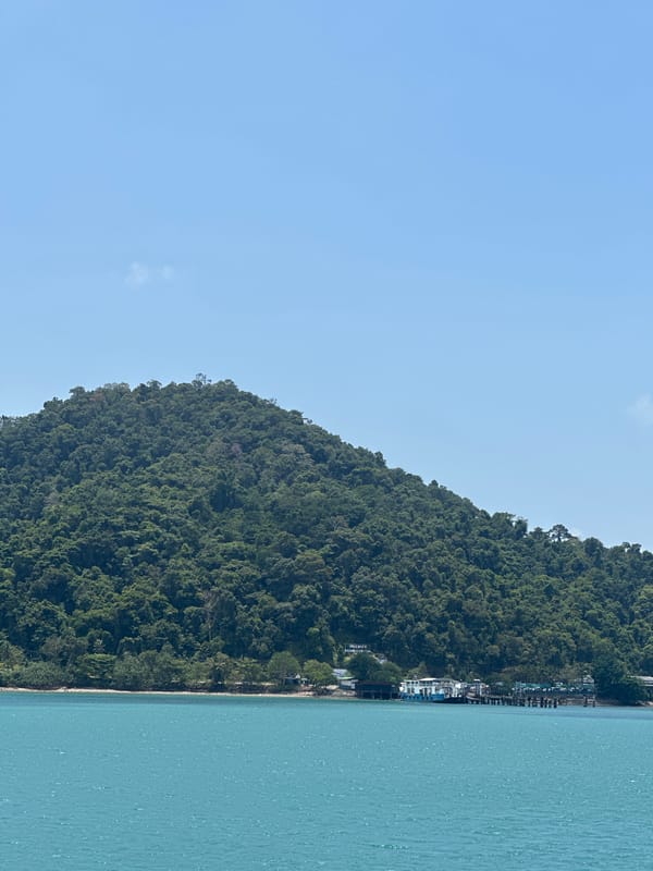 Morning coastal views documented in Baan Klong Son, Thailand