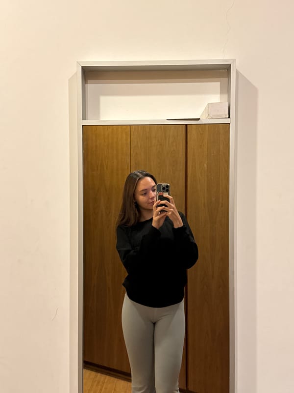 Mirror selfie and portrait captured in Mexican town