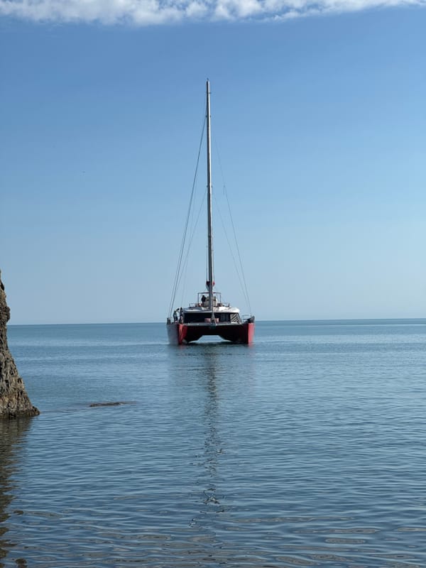 Sailing vessels spotted in calm waters off Russian coast