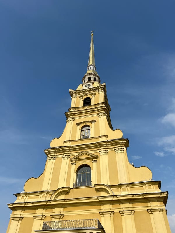 Afternoon walk through Peter and Paul Fortress, Saint Petersburg