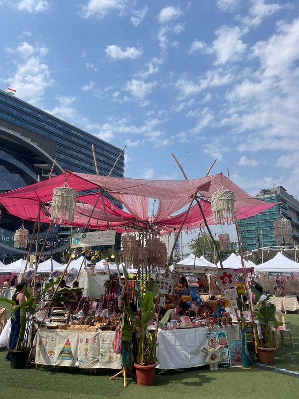 Mumbai marketplace, event venue, security checkpoint documented simultaneously