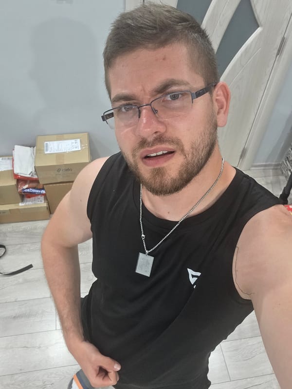 Man takes playful selfies with pet rabbit in Bulgarian home