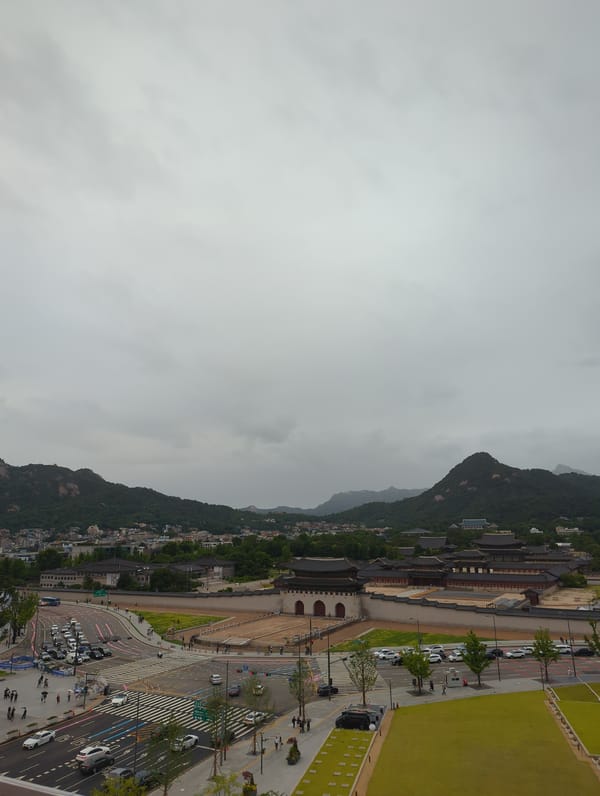Morning around Gyeongbokgung — streets, cafes, and markets