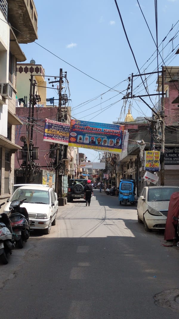 Morning street life documented in Amritsar, India