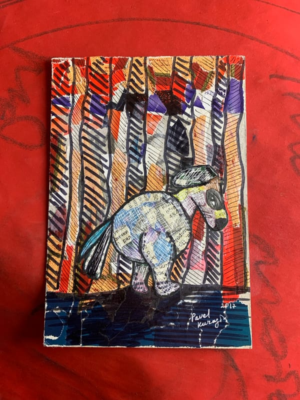 Collage artworks and philosophical text pieces, Sergeevo