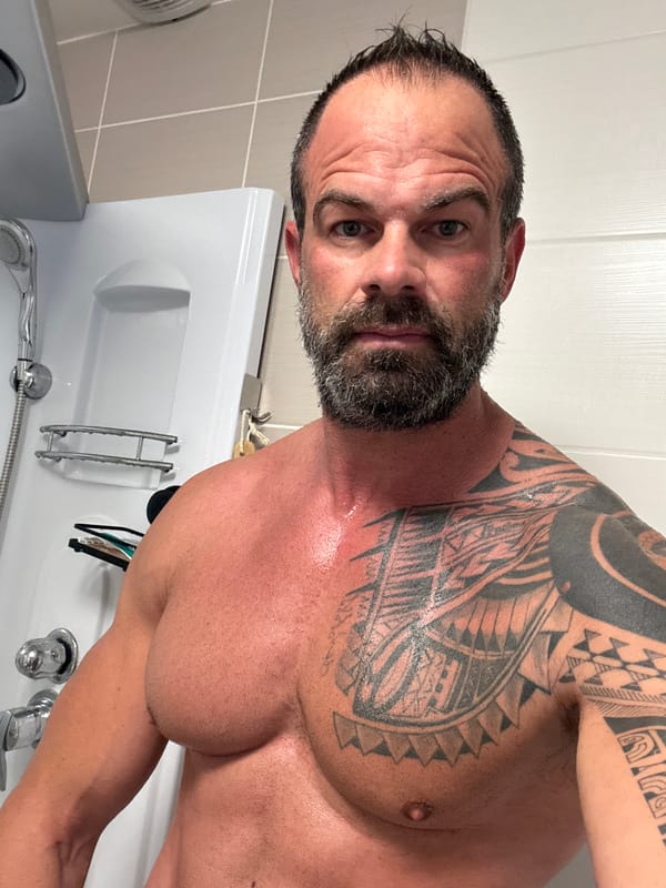 Man takes bathroom selfies in Marche-en-Famenne, Belgium