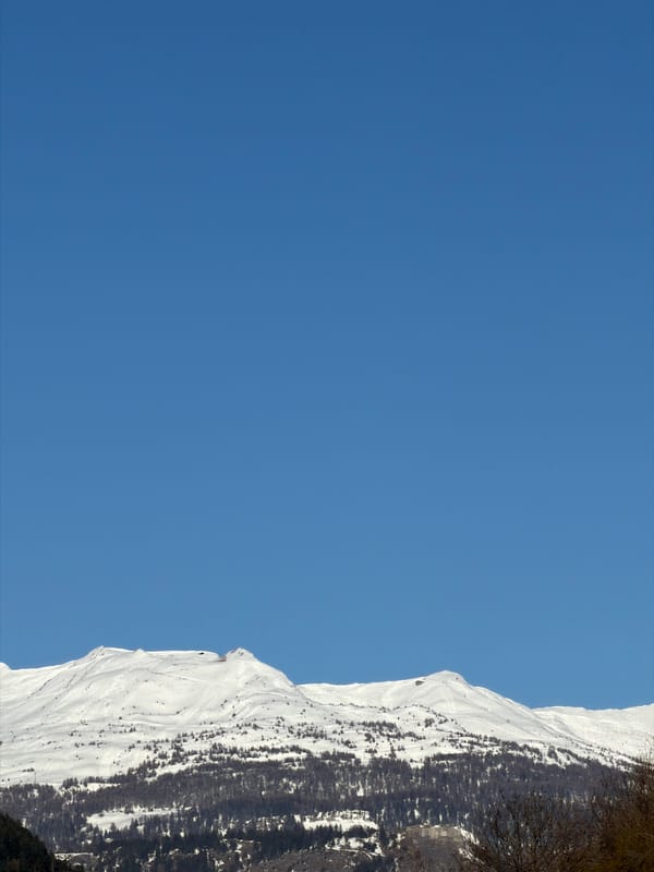 Early morning ski preparations captured in French Alps