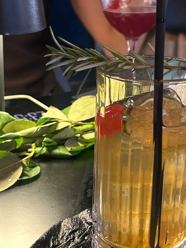 Evening drinks and cocktails at a San Benedetto del Tronto bar