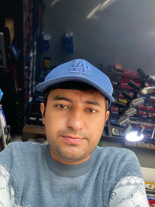 Man photographed inside retail store in Bukhara