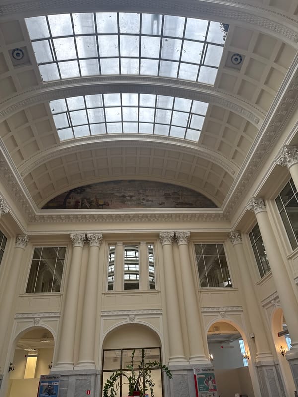 Historic Warsaw building interior documented by witness
