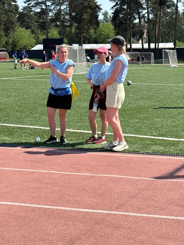 Morning recreational activities documented at Dmitrov sports complex