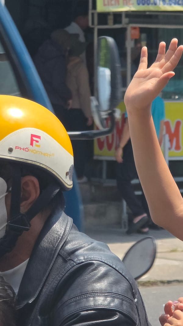 Street scenes captured in Nha Trang showing daily life