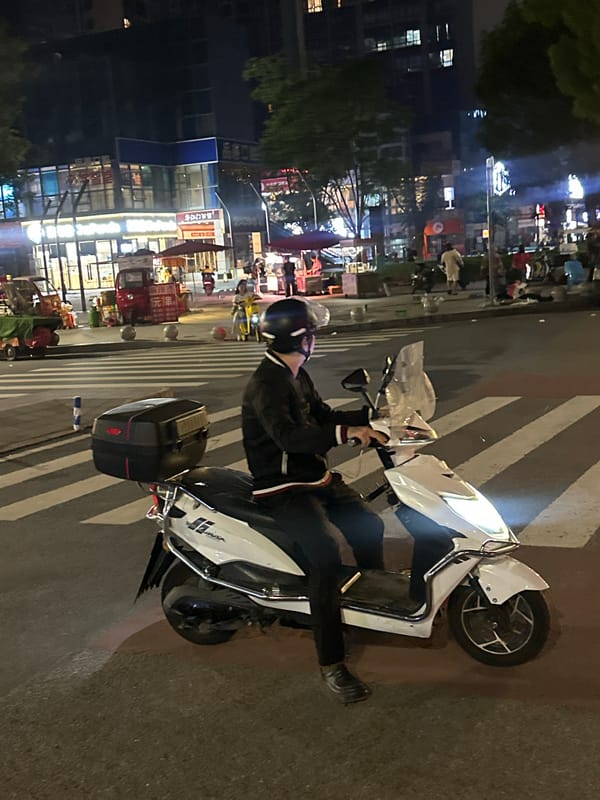Nighttime street life documented in Chongqing High-tech Zone