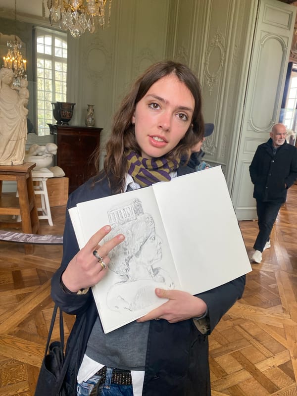 Museum visitors explore Parisian cultural institutions on Thursday morning