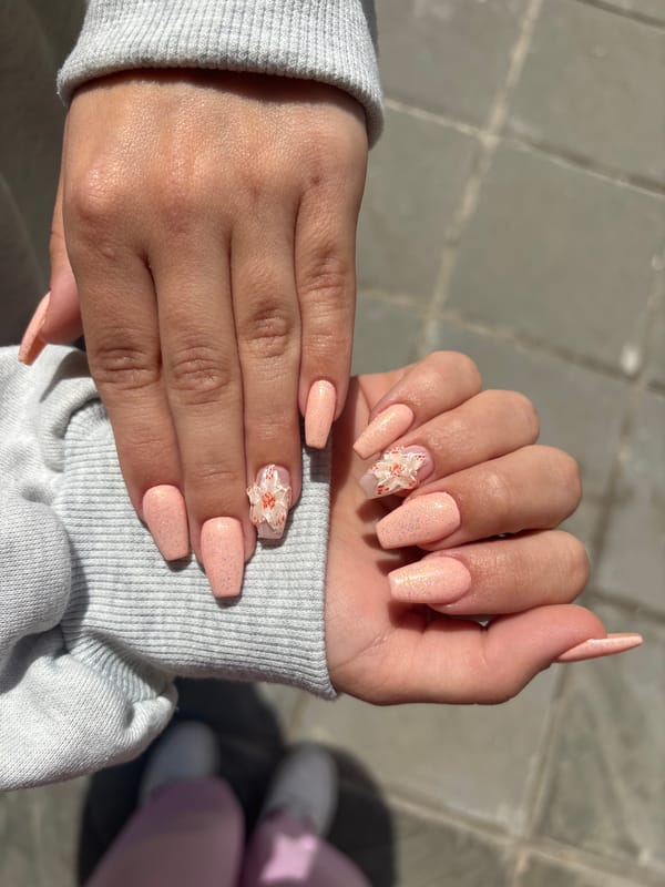 Elaborate nail art spotted in Sofia, Bulgaria