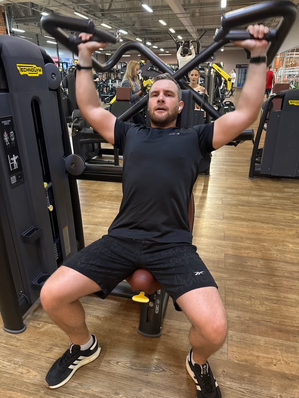 Man completes early morning workout session in Chaikovsky gym