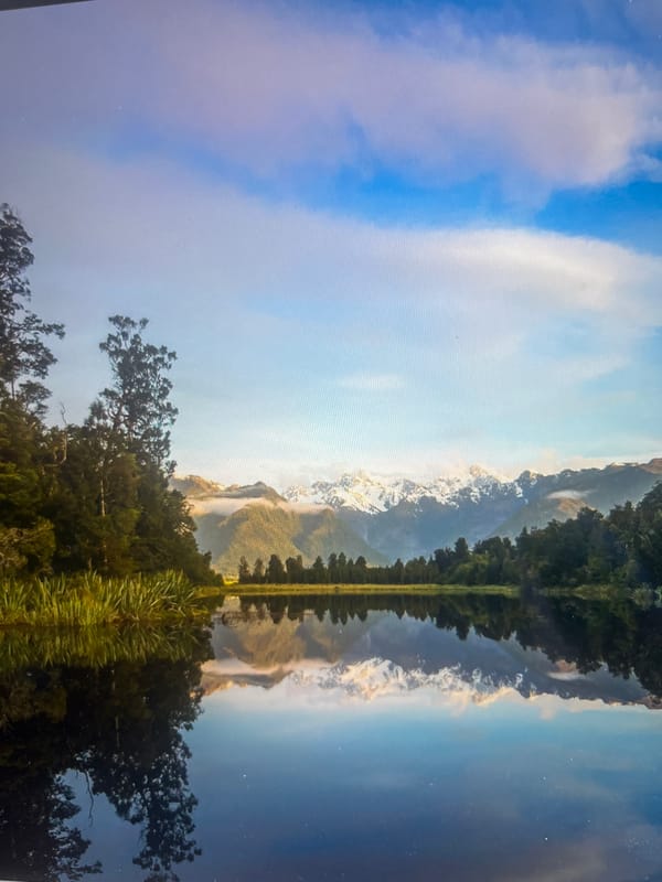 Digitally mirrored sky photograph captured in Ulyanovsk, Russia