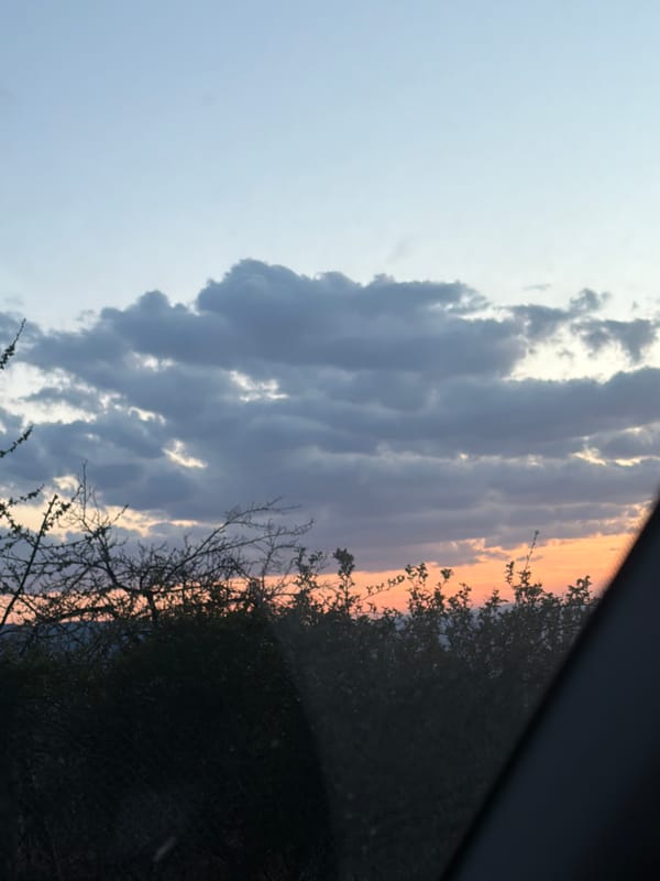 Sunset documented across Marchaevo village, Bulgaria