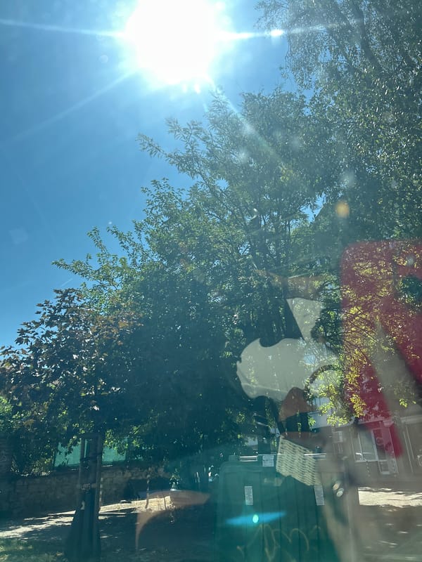 Morning drive through sunny central Sofia streets
