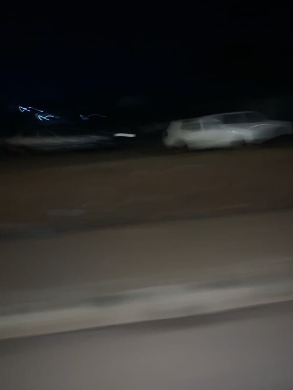 Late night street activity in Bukuru, Nigeria