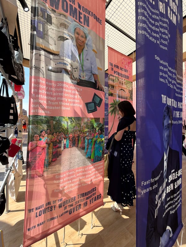 Exhibition displays spotted at Abu Dhabi venues Monday morning