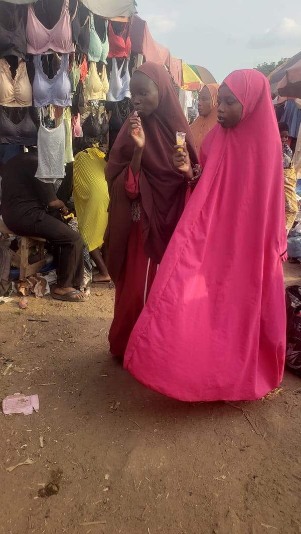Kakuri Gwari market in full swing — grain, goods, and street trade