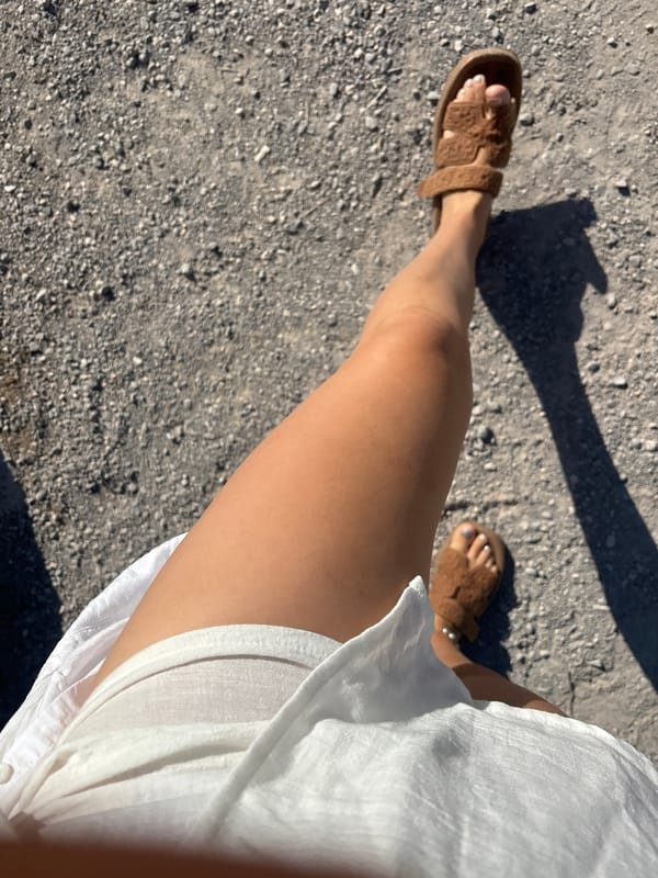 Beach rentals and construction sites define a Budva morning