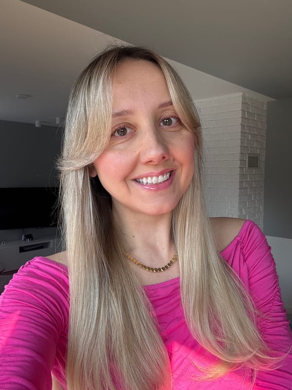 Woman documents morning routine with cat in Carnikava home