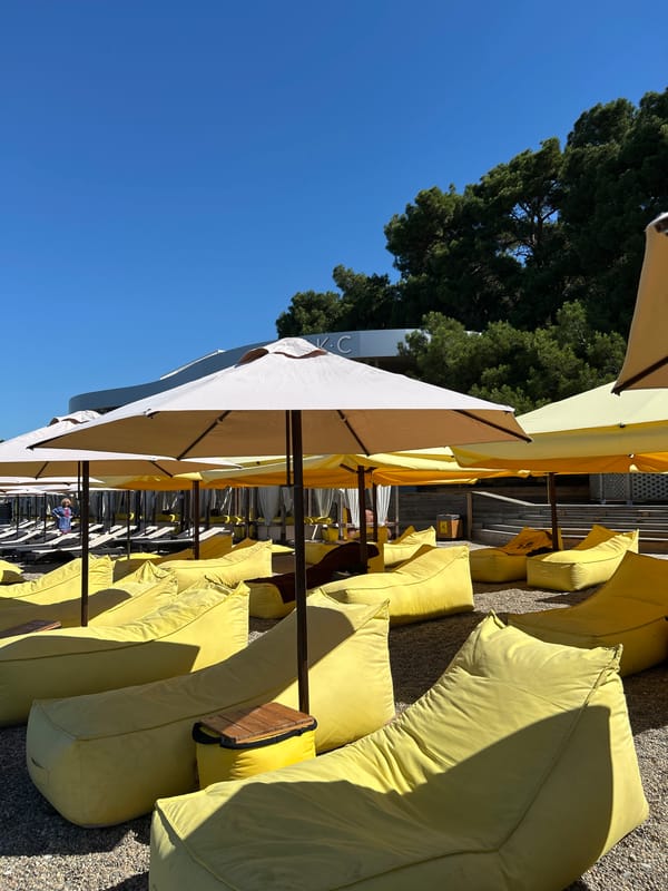 Summer beach day on the Black Sea in Gelendzhik