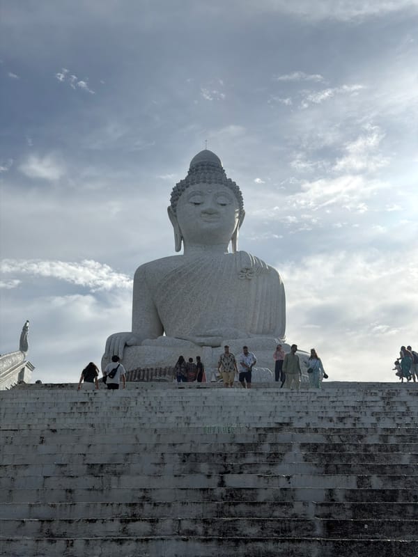 Morning visit to Phuket's Big Buddha hilltop temple complex