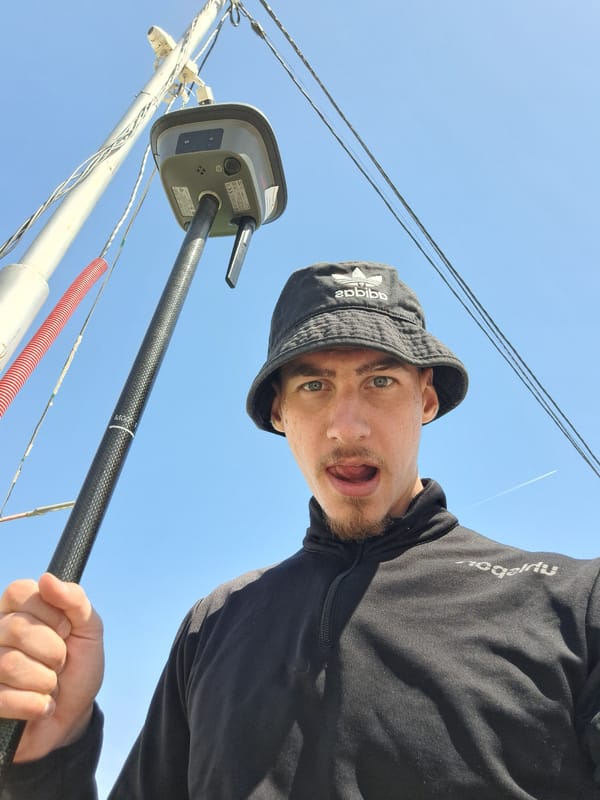 Man with technical equipment spotted in Sofia, Bulgaria
