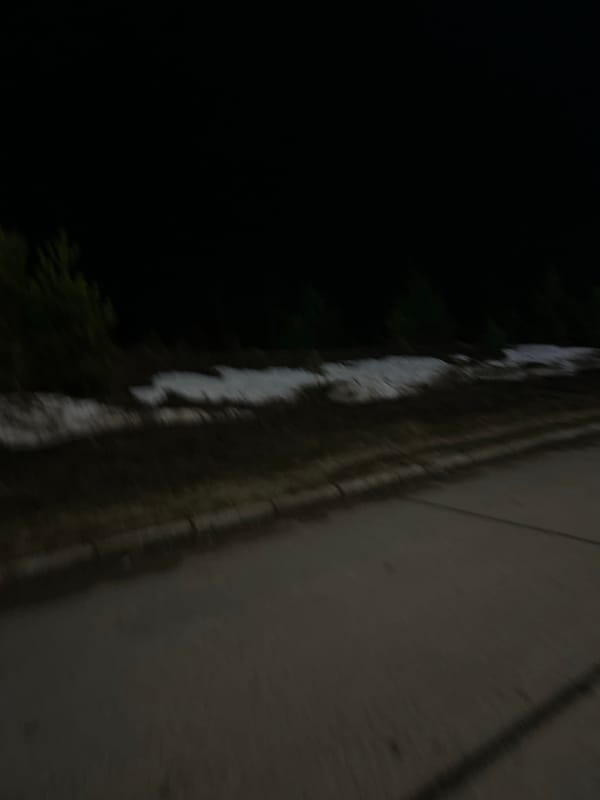 Nighttime wall scene documented in Markovskii, Russia