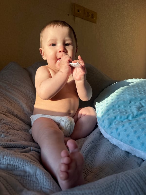Mother and baby share tender moments during afternoon playtime