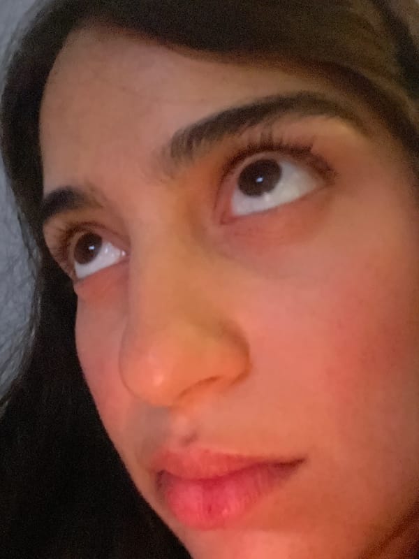 Close-up portrait of unidentified person captured at dawn