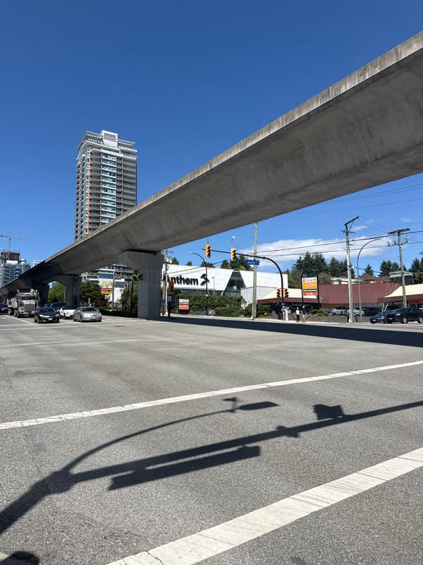 Burnaby's Lougheed corridor: public art, towers, and SkyTrain