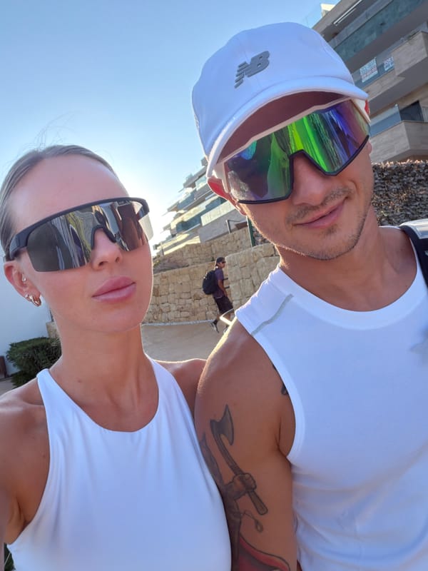 Sunny afternoon selfies in Finestrat, Spain