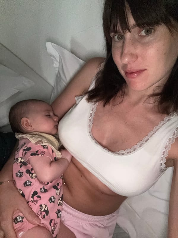 Lazy afternoon rest with a newborn in Sicily